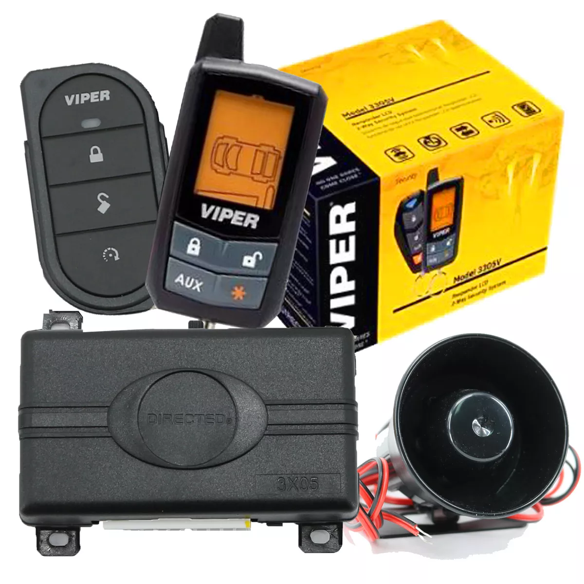 Viper 3305V Security System With Keyless Entry