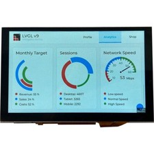 ESP32S3 5" 800x480 Capacitive Touch Screen Supports Wifi and Bluetooth os67