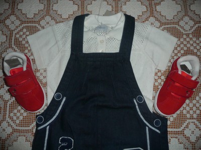 cream denim playsuit