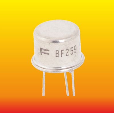 5 Transistors BF259 NPN ST Microelectronics - Vce 300V, Ic 0,1A - Neufs Sous Emballage