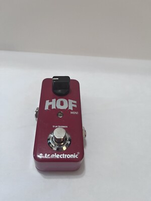 TC Electronic Hall of Fame HOF Mini Reverb Guitar Effect Pedal Tone Print
