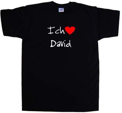 Ich Liebe David T-Shirt