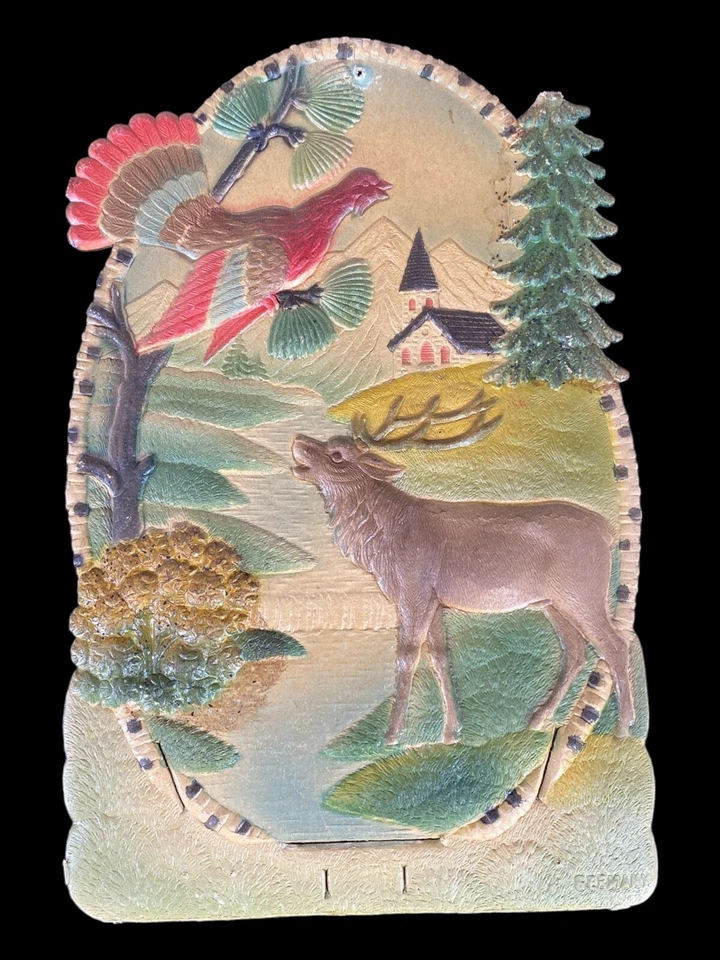 4 papeles troquelados victorianos antiguos alemanes en relieve Foto 4 de 4