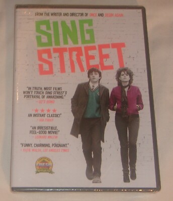SING STREET DVD NEW SEALED WIDESCREEN ENGLISH & SPANISH SUBTITLES OPTION