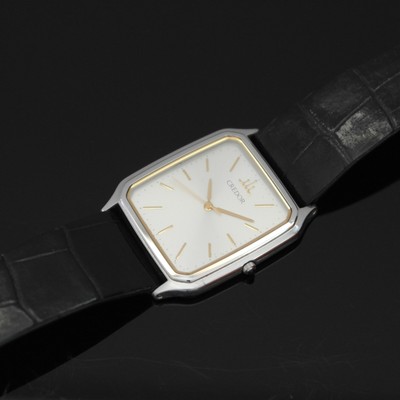 Seiko Credor 7771-5030 Square Silver Men