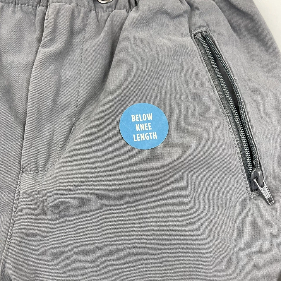 NWT Canyon River Blues Gray Drawstring Shorts Below Knee Length Sz L 14/16 - Image 4 of 4