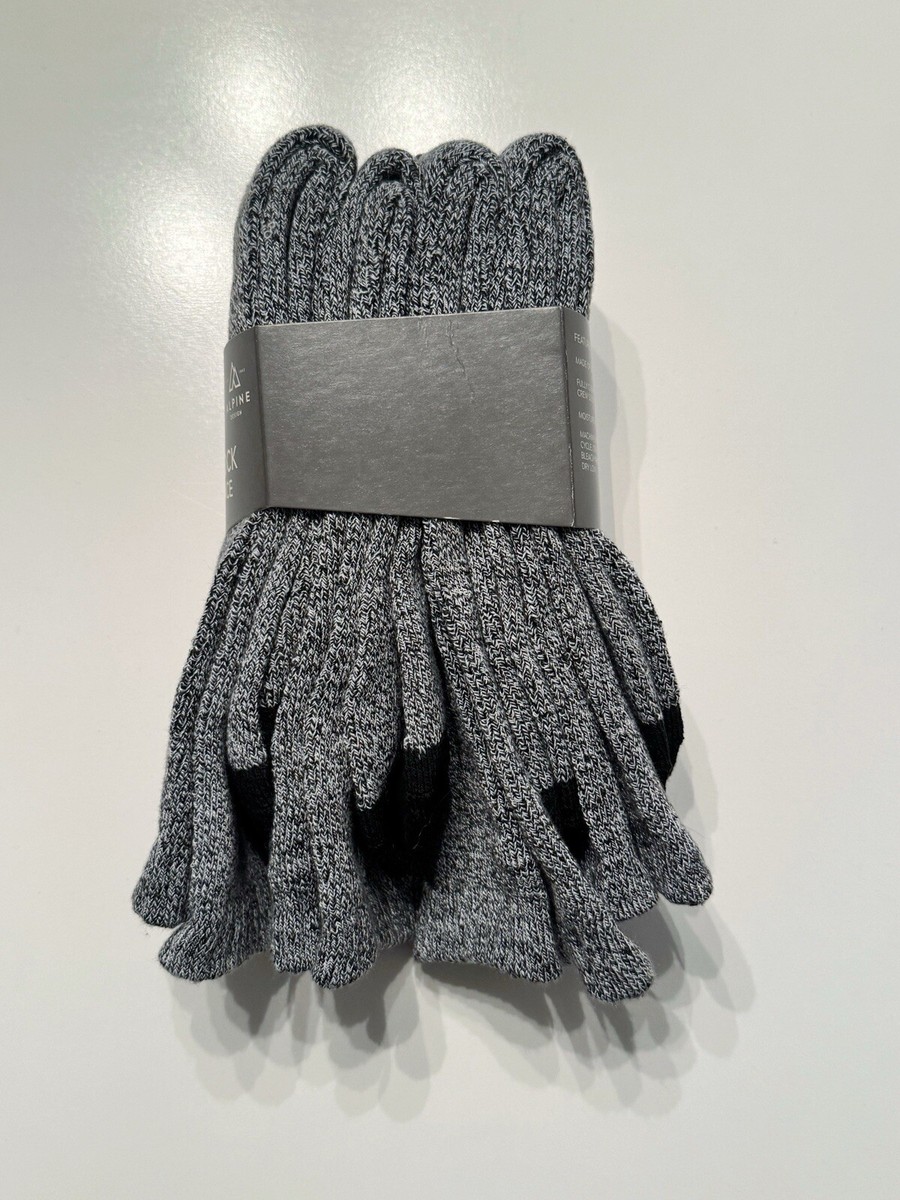 Lot De 4 Paires De Chaussettes Homme Alpine Design Performance – Randonnée – Gris – Taille XL Neuves