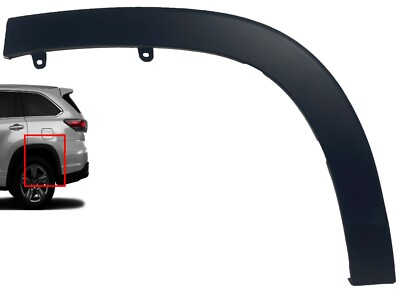 Fits 2014 2015 2019 Toyota Highlander Rear Wheel Opening Molding Trim Left