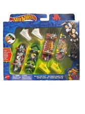 Hot Wheels Skate Tony Hawk HW Half Pipe Pack Fingerboard & Shoes Exclusive Set