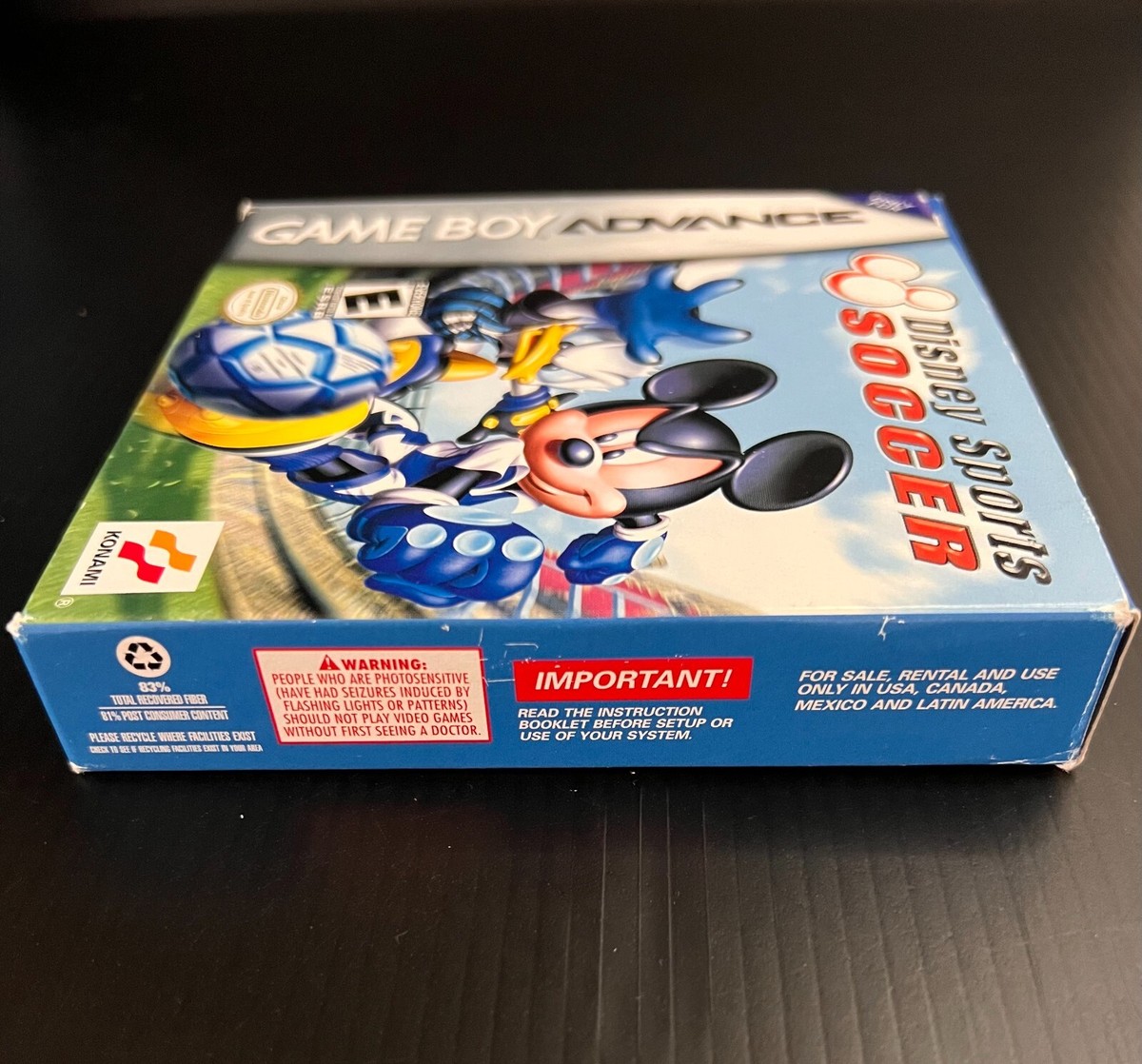 Disney Sports Soccer | GameBoy Advance | CIB | Complete