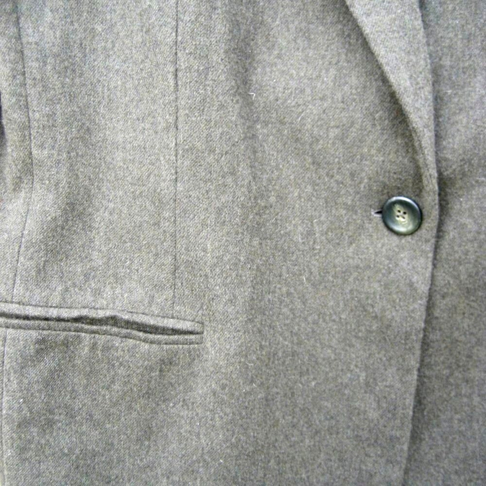 VTG Pendleton Wool Blazer Jacket  Hunter Green 10… - image 2