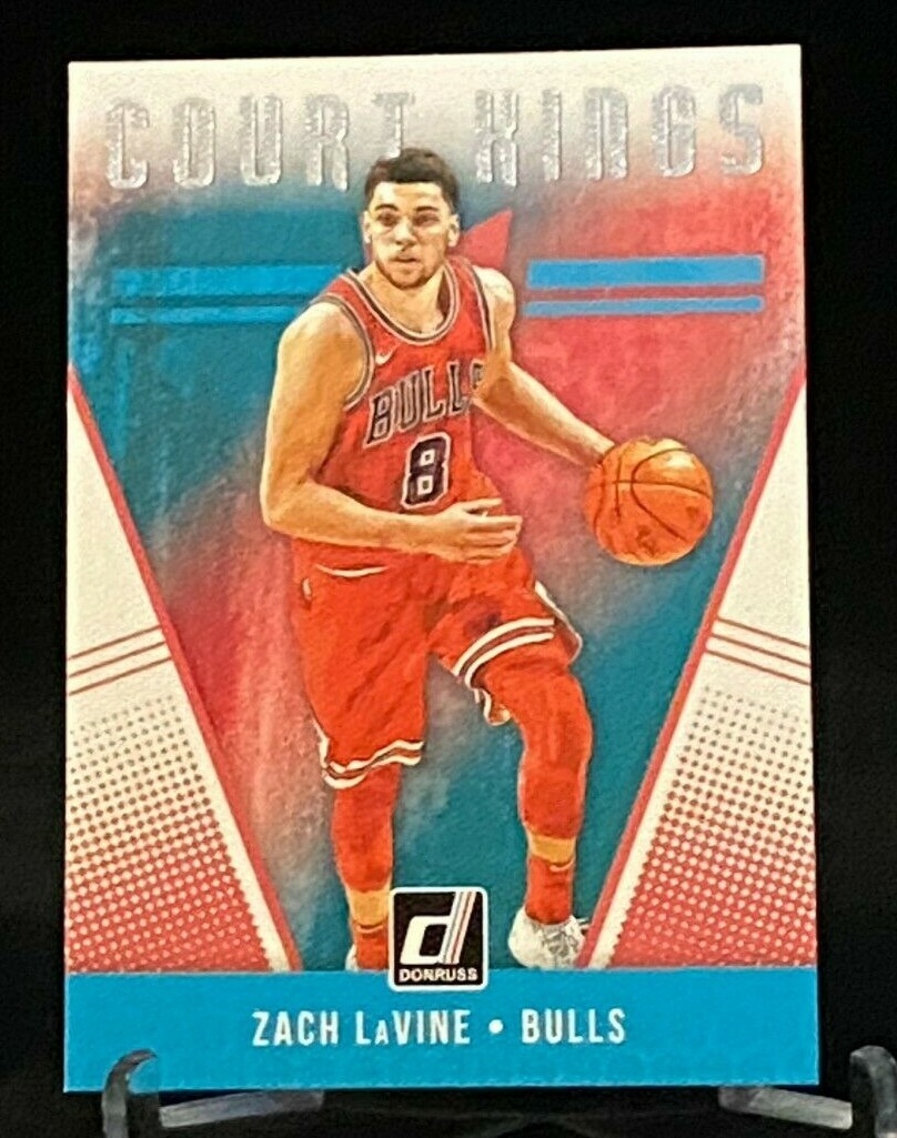 2018-19 Panini Donruss Court Kings #30 Zach LaVine Chicago Bulls