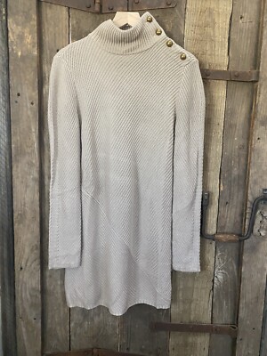 tory burch knit dress Brodie Tunic Sweater Rib Size Medium sweater vest