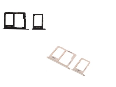 Gehäusehalterung Kartenfach TRAY Sim1 Sim2+Speicher Micro SD Für GALAXY J6 2018
