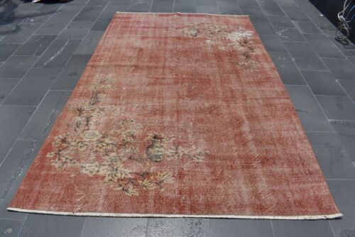Vintage rug, Bohemian rug, Wool rug, Handmade rug, Boho rug, 5.6 x 9.2 ft TV4849 - Picture 1 of 10