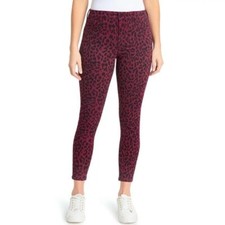 Social Standard by Sanctuary Mid-Rise Stretch Ankle Skinny Jean Leopard Print 10