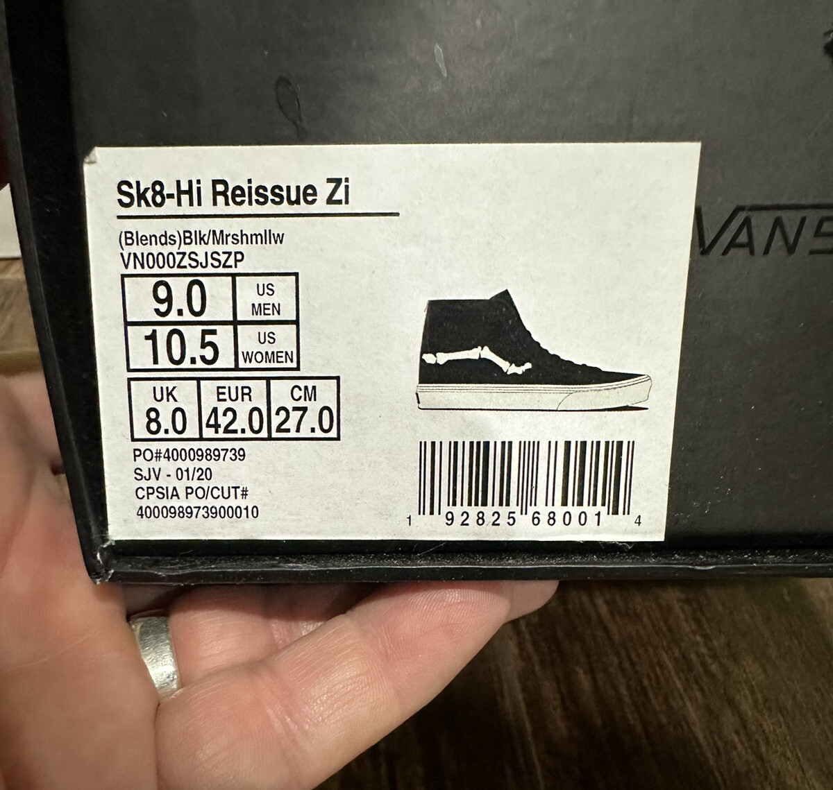 VANS VAULT x BLENDS SK8-HI Zip LX Bones Supreme WTAPS Bape
