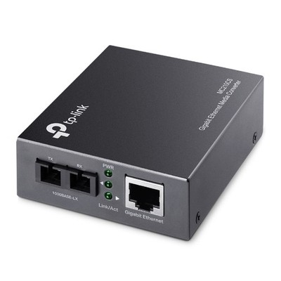 TP-Link MC210CS Gigabit Ethernet Medienkonverter Singlemode 1310nm 15km SC RJ45 