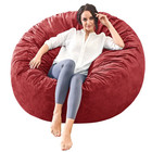 Bean Bag Chair Memory Foam Filled with Soft Removeable Cover