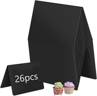 26 StüCk Mini Kreidetafel Klein Kleine Tafeln Zum Beschriften,KüChennotizen,Tisc