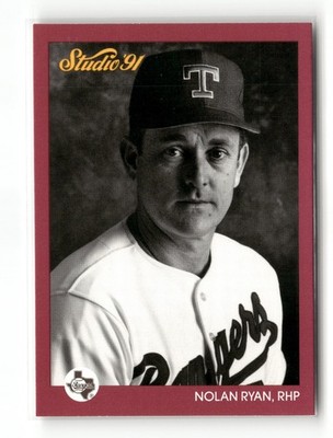 1991 Leaf Studio - Nolan Ryan MLB HOF) #128