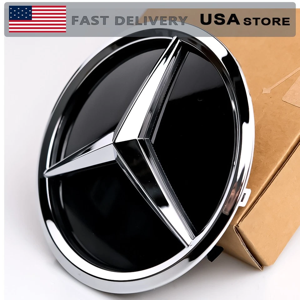 Mirror Chrome.Star Emblem Fit for Mercedes Benz W204 C350 W245 B180 06 -2013 US - Imagem 2 de 4