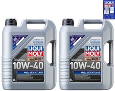 10 L Originale Liqui Moly MOS2 CORSA LEGGERA 10W-40 per ACEA A3 B4 API SL Ford