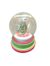 Department 56 Neiman Marcus Christmas Tree Snow Globe Music Box Decor Holiday