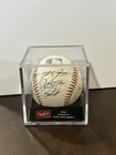 Mike Trout Peter Borgus, Torii hunter, Vernon Wells Autographed Signed Baseball
