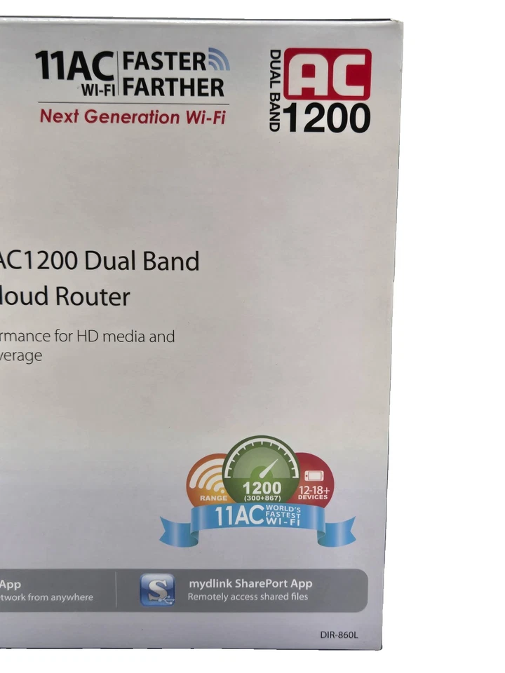 D-Link DIR-850L Wireless AC1200 Dual Band Gigabit Wi-Fi Cloud Router - Image 2 of 4