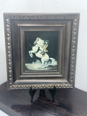 Genre Scene Polish Painting - Polish Soldier on Horse - Ludwik Gedlek  Antique