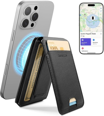 #ad SURITCH for MagSafe Wallet with Stand Find My Functionality Magnetic Wallet $29.99