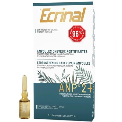 Ecrinal ANP2 Men's Hair Growth Ampoules - Strengthening & Repairing - 8 Ampoules