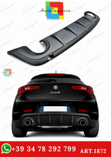 Hinterer Diffusor Alfa Romeo Giulietta (Auspuff L+R) Matt