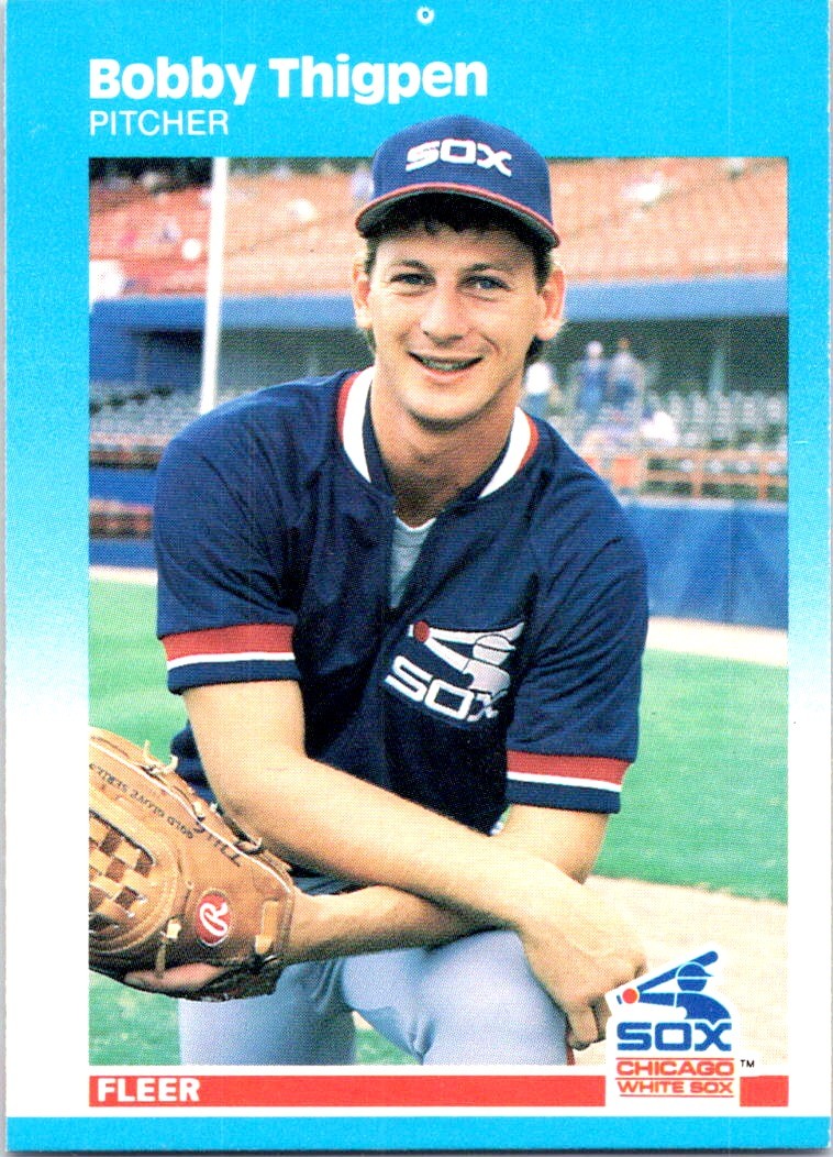 1987 Fleer - Bobby Thigpen #507 RC - Near Mint or Better