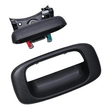 Black Tailgate Handle Latch Fits 1999-2007 Tailgate Rod Clips Bezel Trim