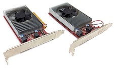 Lot of 2 HP AMD Radeon R5 520 2GB GDDR5 PCI-E 3.0 x16 Graphics Card L09404-001