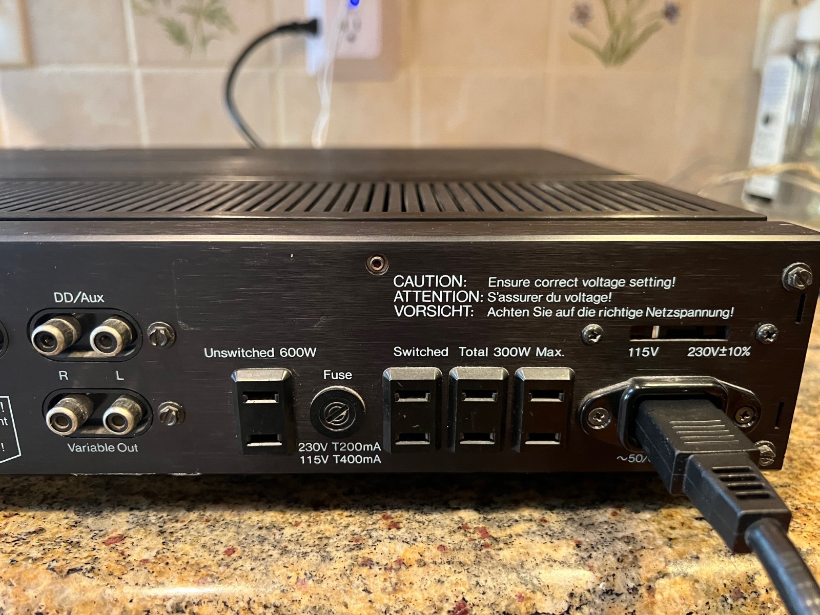 Tandberg 3002A 3002 A Preamp Control Amplifier Made in Norway