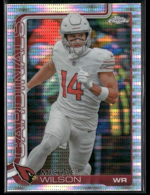 2025 Topps Chrome #2 Michael Wilson Pulsar Refractor