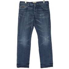 Energie Vintage Jeans Uomo Regular Straight W36 L35, Denim Blu, Five-Pocket