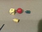 1952 SPORTS/GAMBLING BOXED “PARLOR TENNIS” DICE GAME — photo 3
