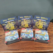 🔥🔥Pokémon LOT 3 Surging Sparks ETBs +  3 Booster Bundles Pokemon TCG Sealed