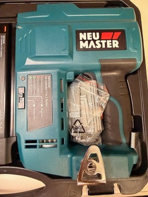 NEU MASTER 20V Cordless Brad Nailer Stapler NBV5040 2-in-1 Kit w Battery