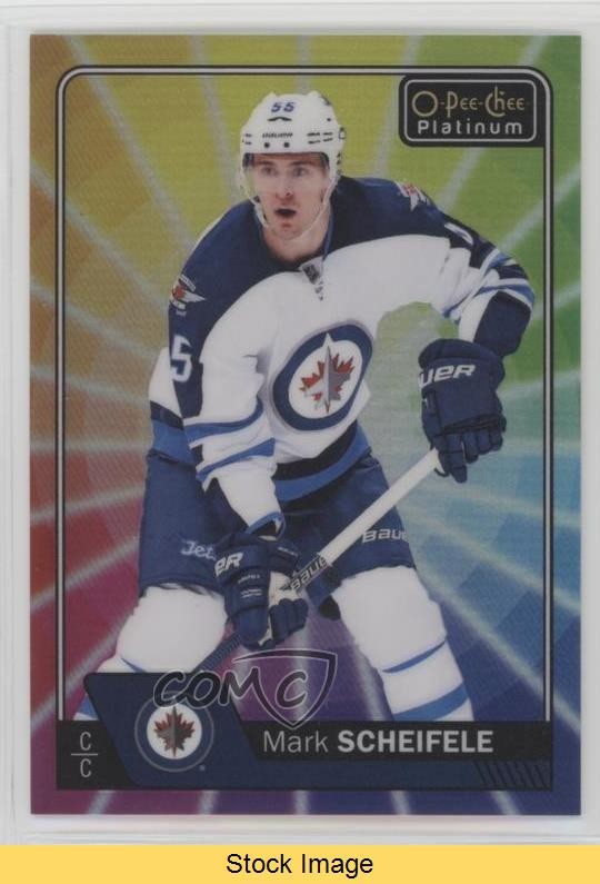 2016-17 O-Pee-Chee Platinum Rainbow Color Wheel Mark Scheifele #63 READ 7l6