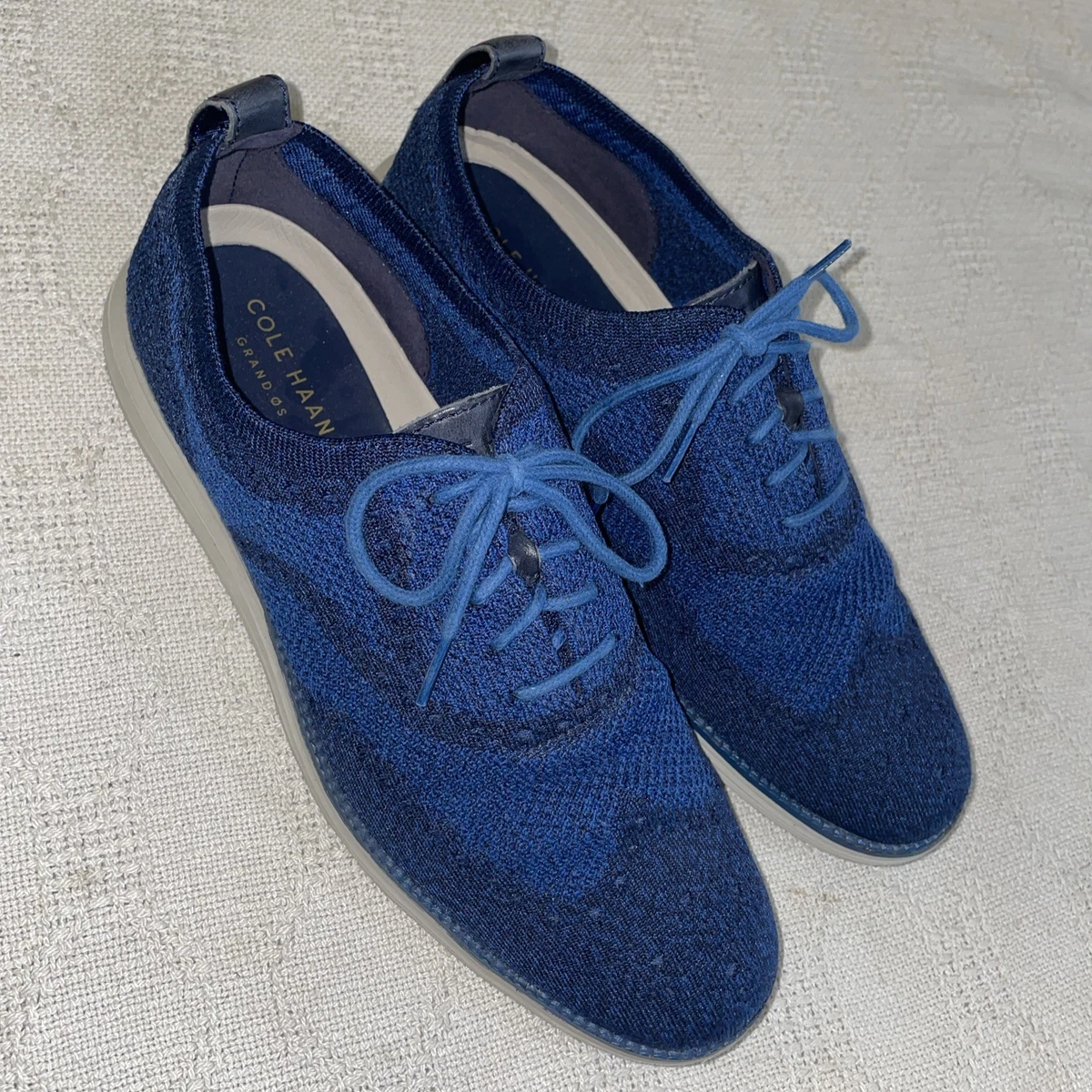 Cole Haan Grand O’s Men’s Casual Sneakers Size 10.5 M Blue Fabric Athleisure COLE HAAN Grand OS Crosscourt Men main image 2