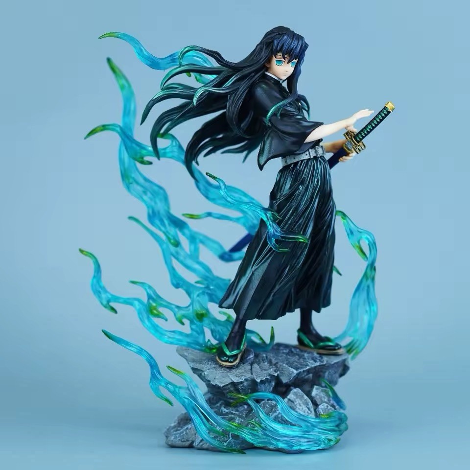 Figurine Muichiro Tokito Demon Slayer de 24 cm pour décorer votre bibliothèque manga