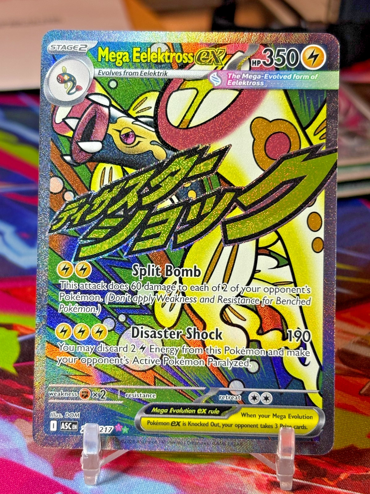 Pokemon TCG Ascended Heroes MEGA EELEKTROSS ex 266/217