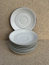 Rose China&reg; 3529 BEATRICE Floral w/Platinum:8 Cup Saucers