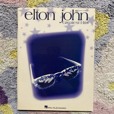 Elton John Greatest Hits Songbook Big Note Piano Sheet Music Hal Leonard Vintage