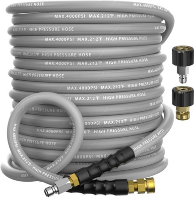 #ad #ad Pressure Washer Hose 50FT 4000 PSI Kink Resistant Steel Braided Layer amp; NonM... $75.25